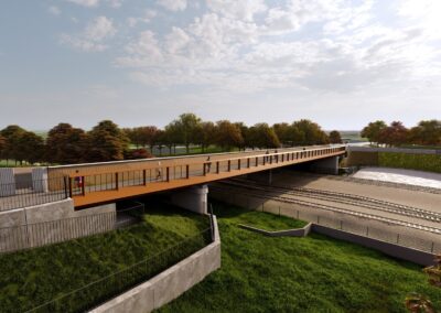 Weekend road closure at Water End as York Central bridge lifted into place