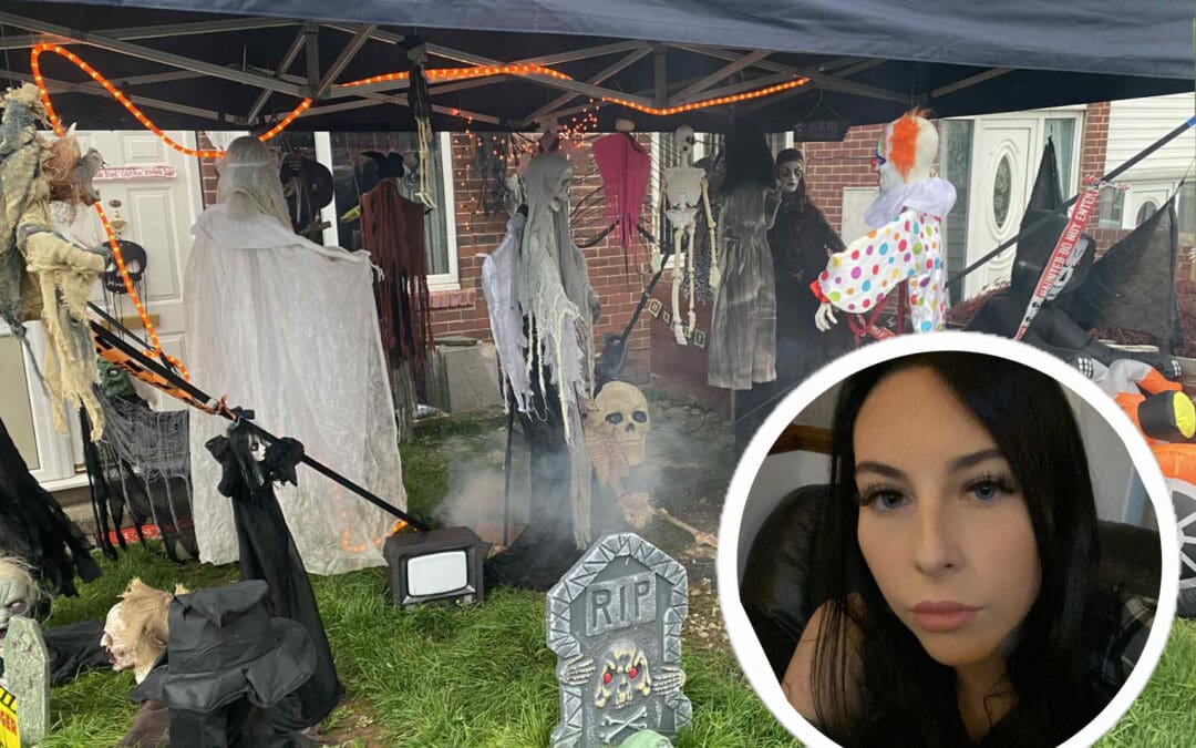 Meet the woman who transformed her house into a Halloween spectacle