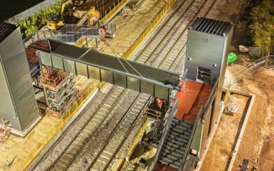 Major progress at new Magna Tram Train station in Rotherham