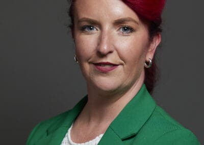 Sheffield MP Louise Haigh reacts following Harvey Willgoose sentencing