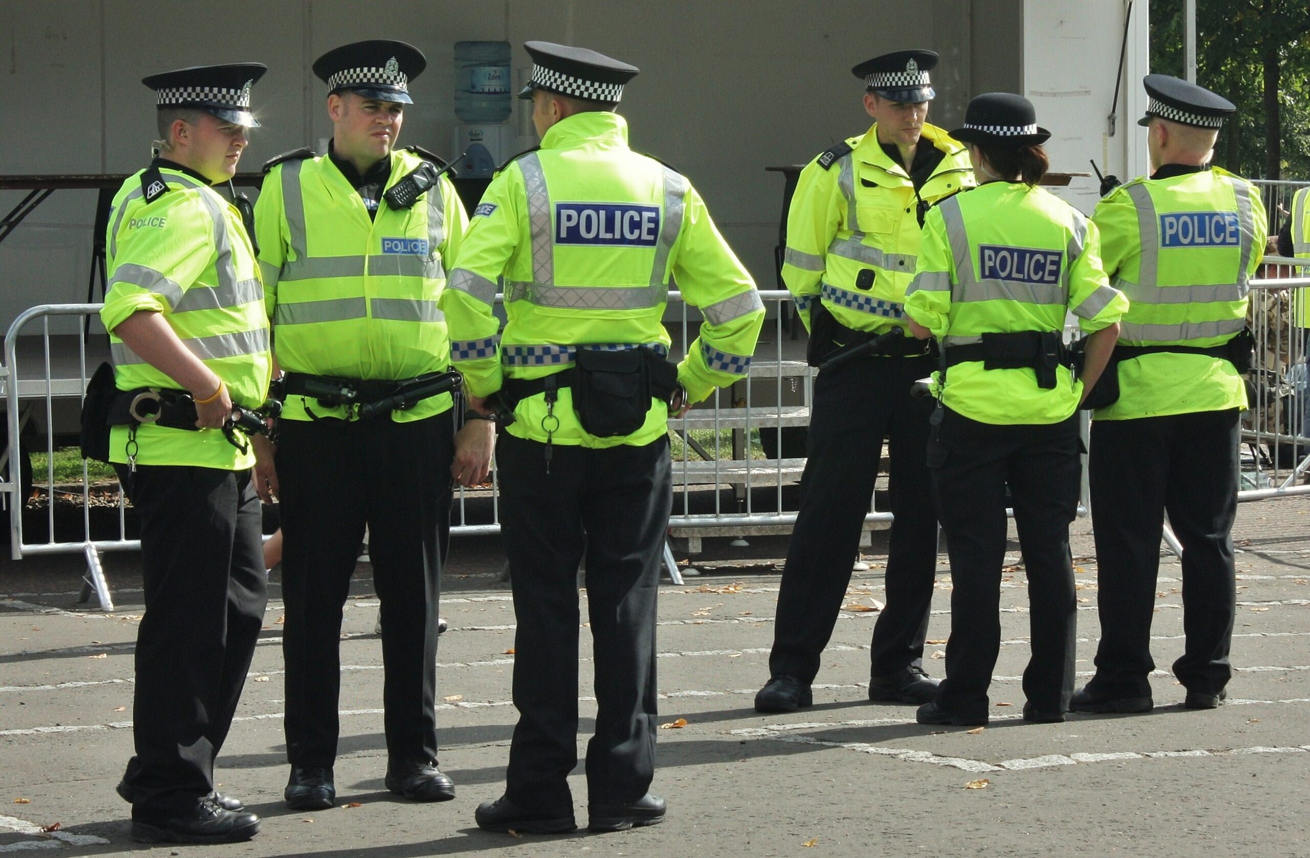Image of several UK police officers.