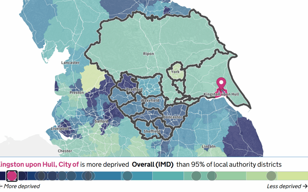 Yorkshire city named as one of England’s top 5 most deprived areas
