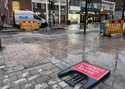 BREAKING: Flooding continues in Sheffield city centre after major water pipe burst