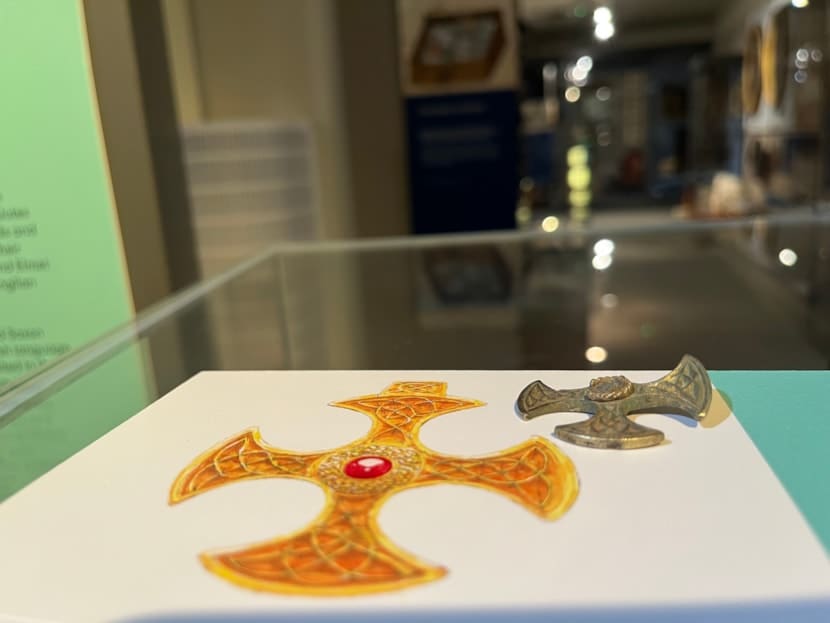 Ancient Saxon pendant discovered and reimagined in new Leeds City Museum display