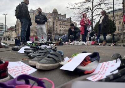 “Every Pair Tells a Story”: Sheffield families lay empty shoes to show children failed by SEND System
