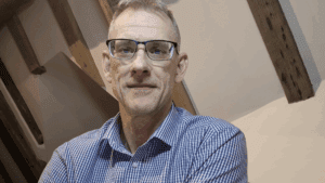 Man smiling at camera