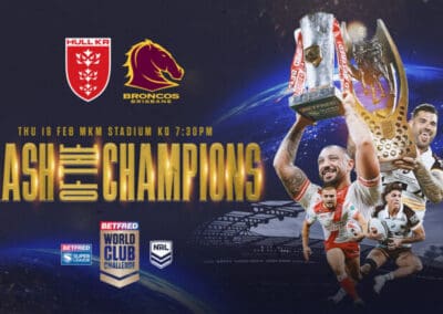 Rugby league world challenge set to be held in Hull