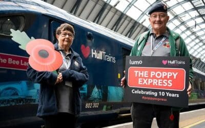 Poppy seller raises thousands on rail marathon
