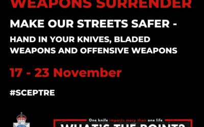 National operation ‘Sceptre’ launches to rid streets of offensive weapons
