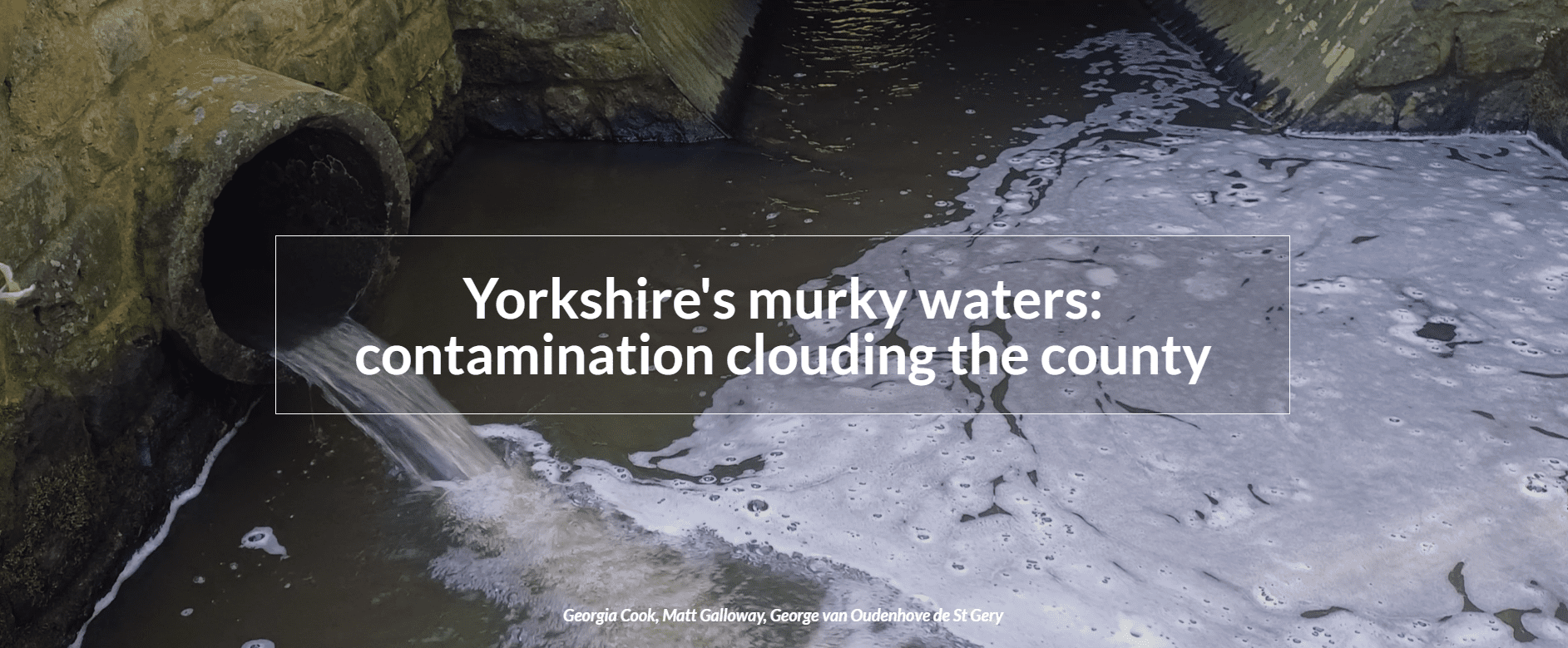 Yorkshire’s murky waters: contamination clouding the county