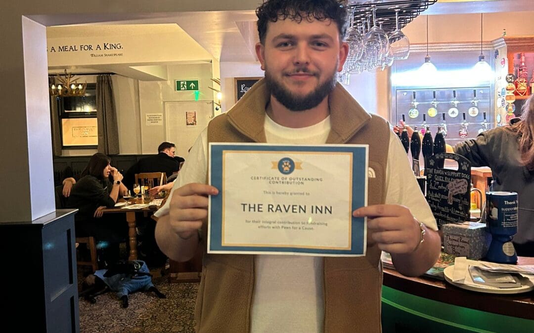 Sheffield pub helps Paws for a Cause reach fundraising goal