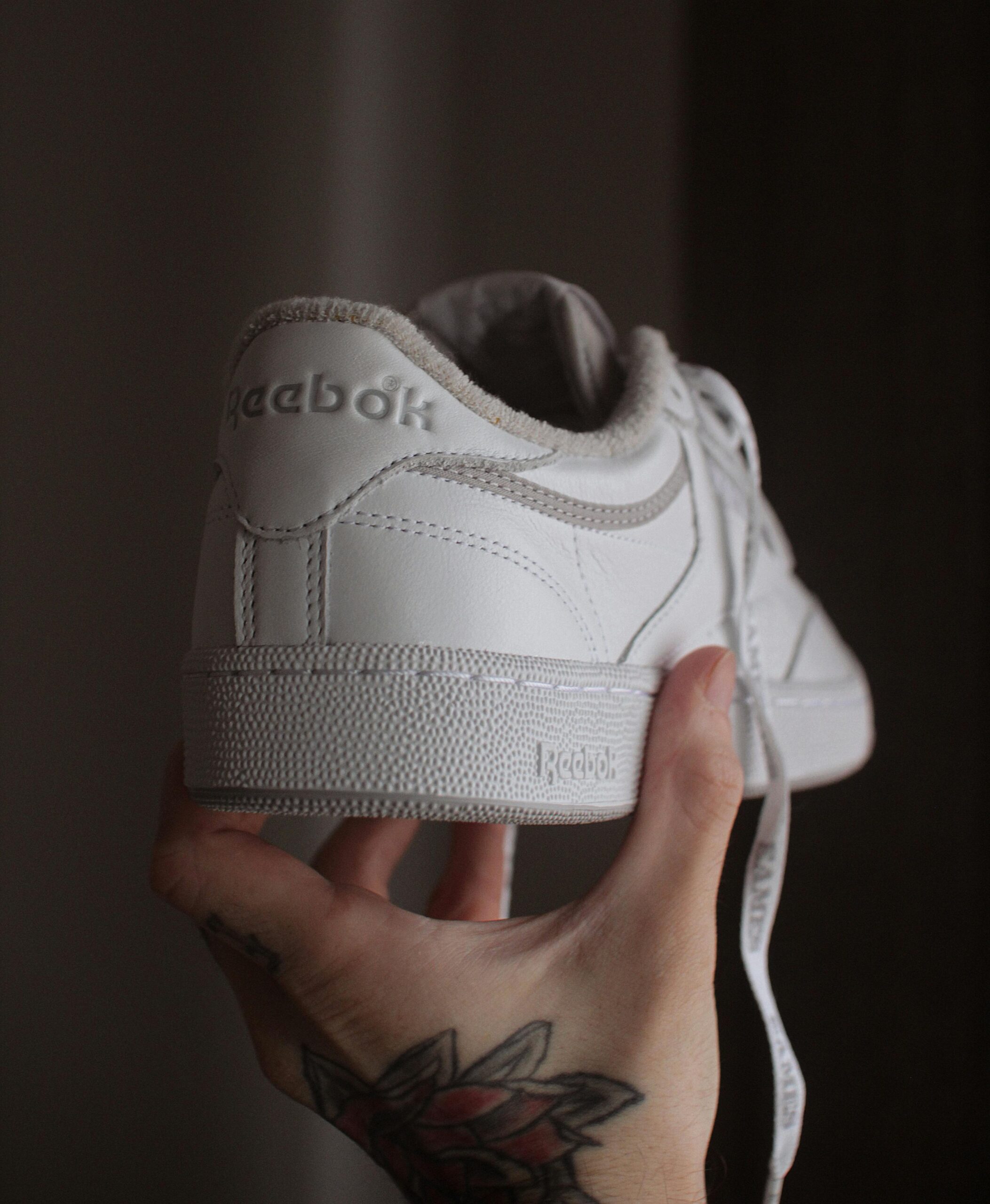 Reebok shoe held up