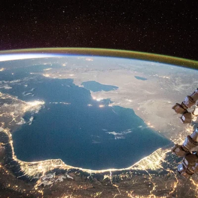 The Caspian Sea, the world’s largest inland body of water