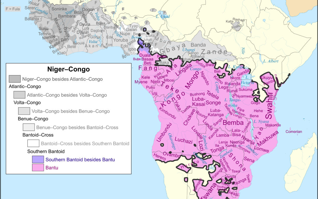 The Bantu languages, what are they and where are they spoken?