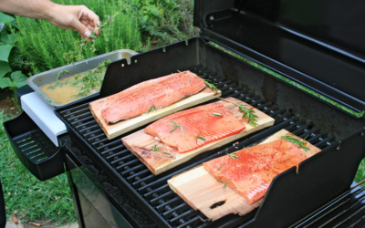 Cedar Plank Salmon, a culinary delight in the northwest Pacific