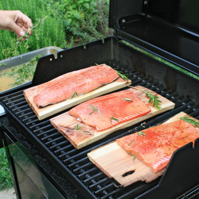 Cedar Plank Salmon, a culinary delight in the northwest Pacific