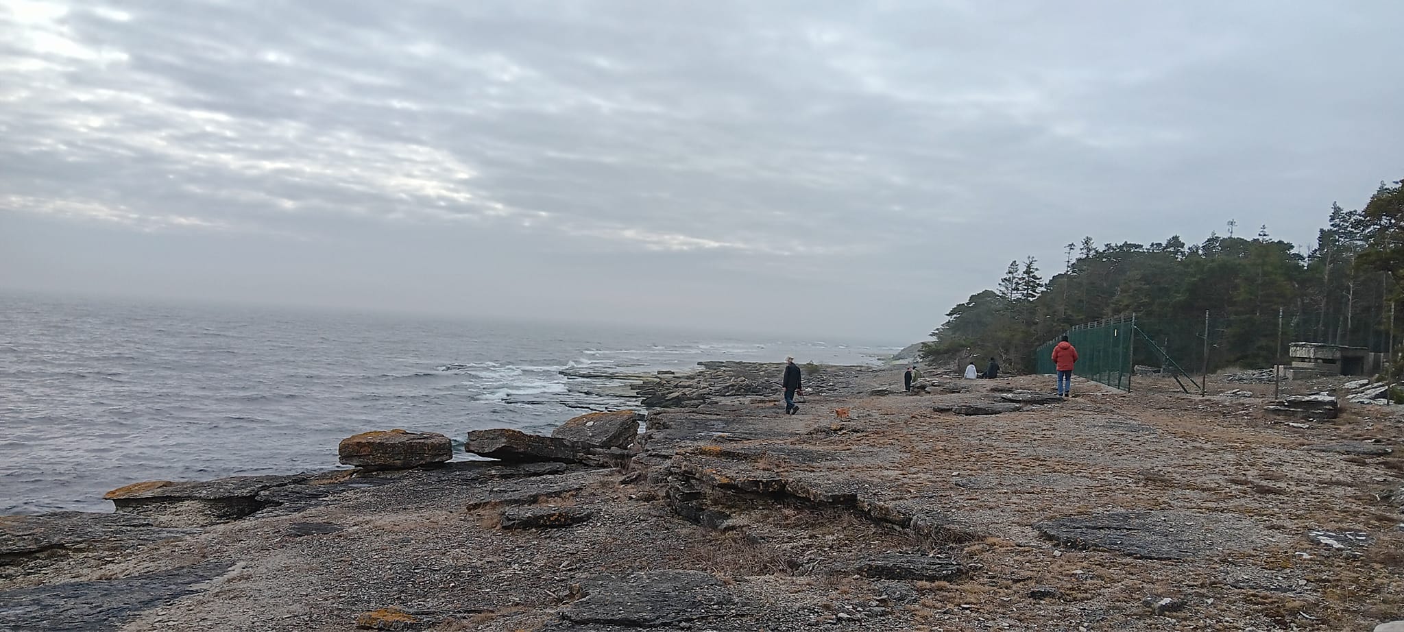 A landscape image of Sweden's largest island Gotland showing the seaside