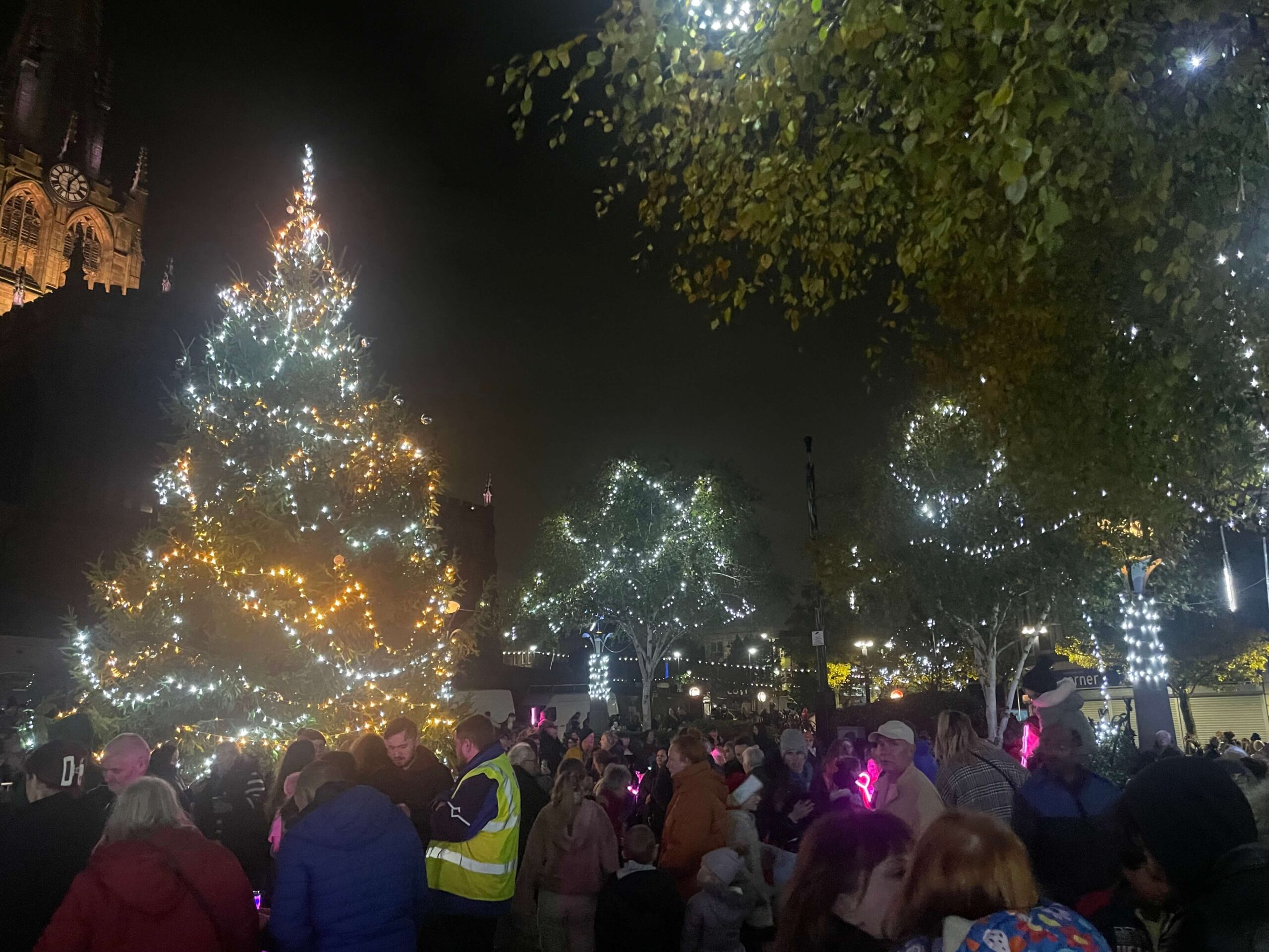 Image: Rotherham's light switch on