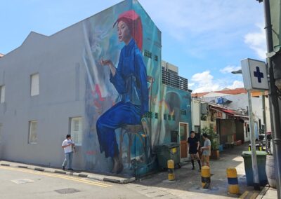 Unfiltered street art: The issue with the Samsui Woman mural