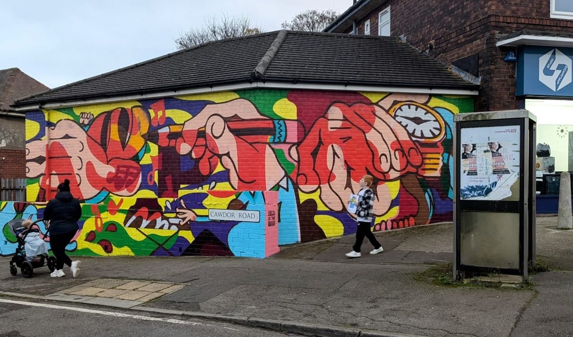 New Arbourthorne mural pays homage to closed down boxing club