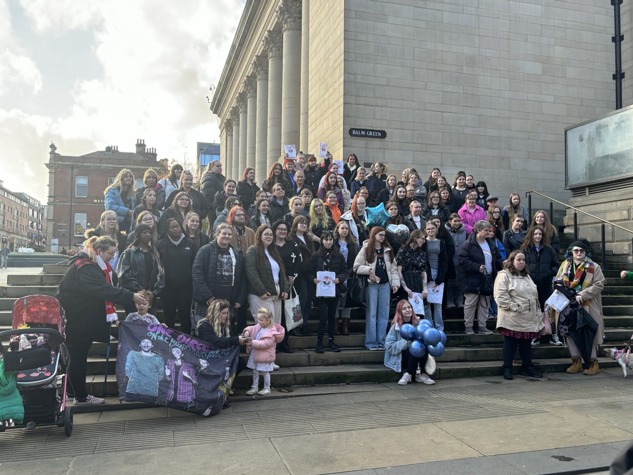 WATCH: Fans tribute to Liam Payne in Sheffield “This is how our parents felt when Princess Diana died”