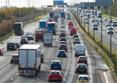 Sheffield M1 Crash: shut lanes and queuing traffic