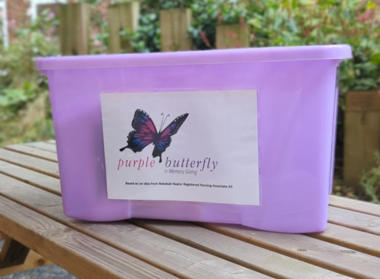 Nurse associate self-funds memory boxes to help families during end-of-life care