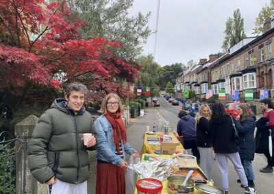 Major Sheffield street hosts unique party to bring together families and students