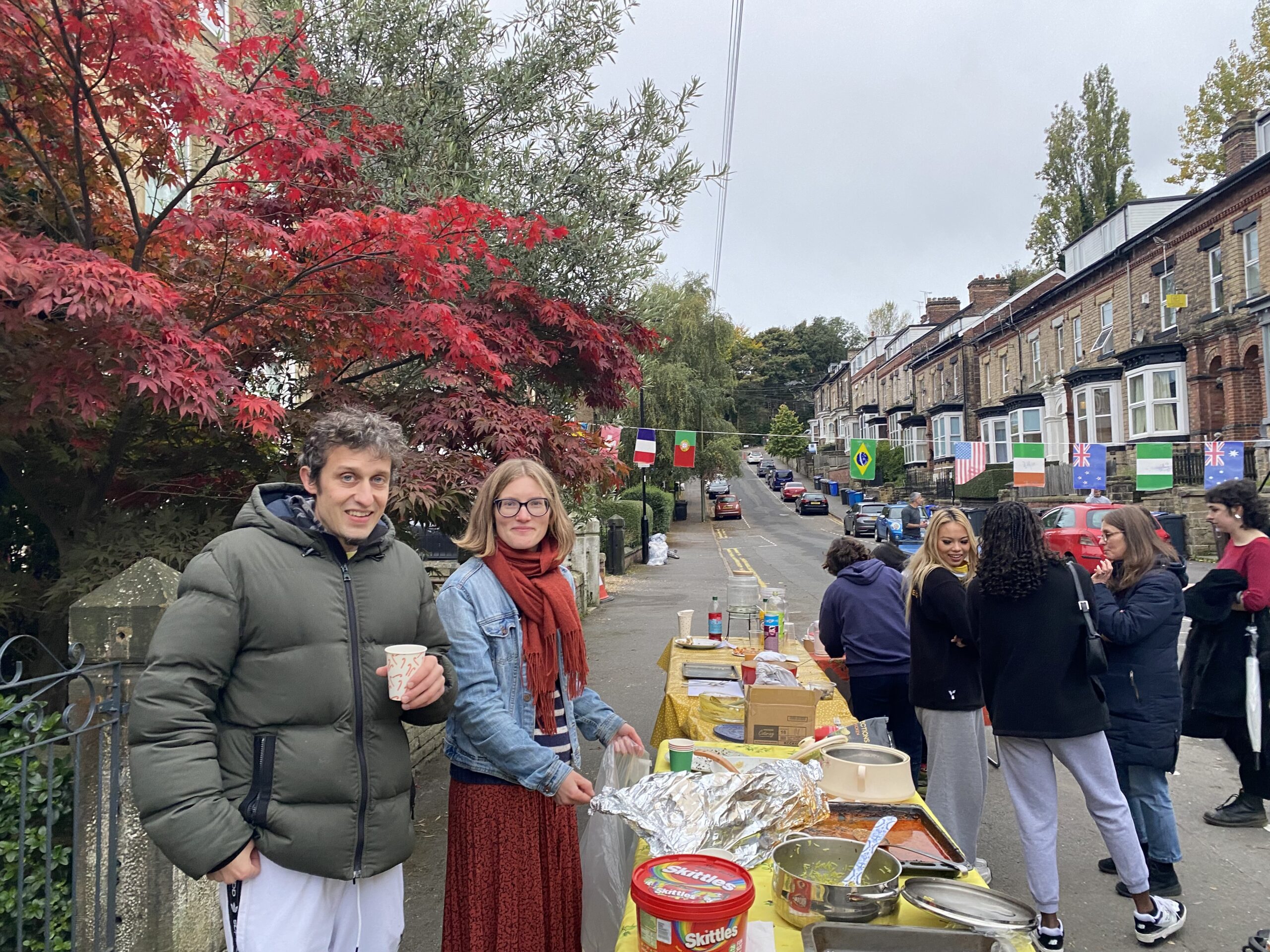 Major Sheffield street hosts unique party to bring together families and students