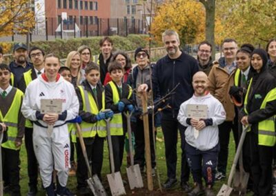 South Yorkshire Mayor partners with Olympians to reintroduce free tree scheme