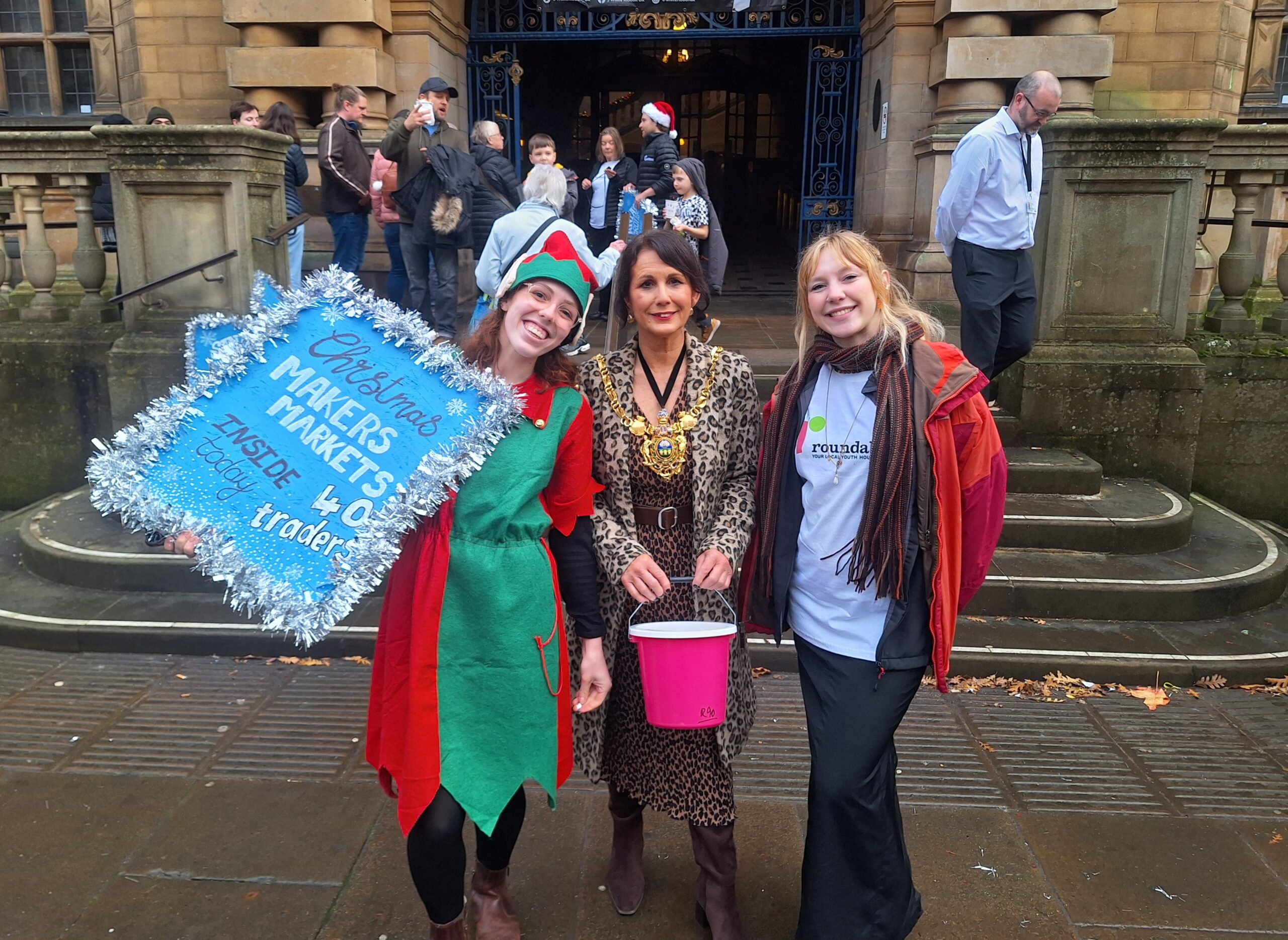 VIDEO: Sheffield Christmas Market raises funds for Roundabout charity supporting homeless youth