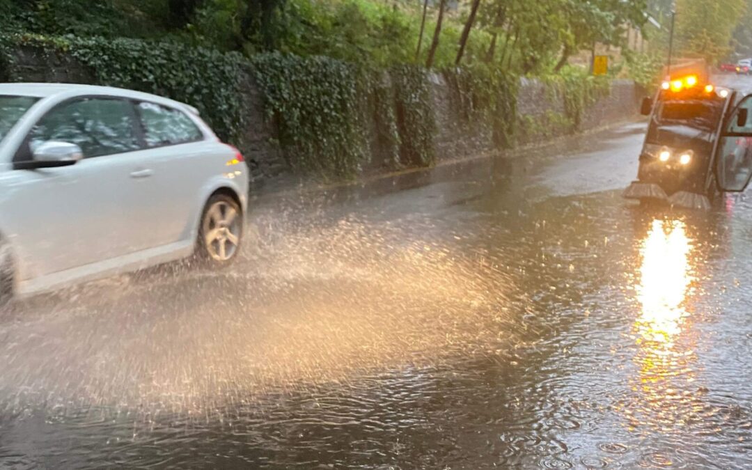 Storm Babet hits Yorkshire, with extreme flooding seen this morning.