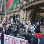 Hundreds of ‘devastated’ protestors assemble at Sheffield Town Hall