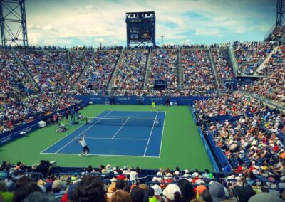 Tennis: Making a Racquet – the quiet sport