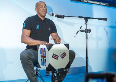 Dion Dublin’s ‘The Dube’ – a former footballer’s very own music invention