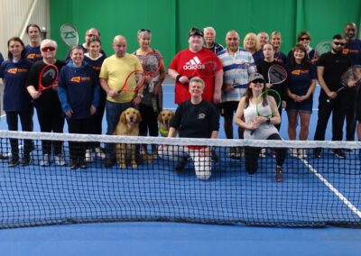 Tennis lessons for the blind being run near Endcliffe Park