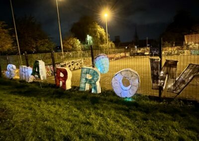 Lantern festival organised to reclaim the space for the community in Sheffield