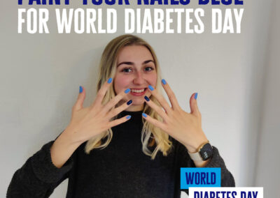 World Diabetes Day: campaign by charity raising public awareness about the condition