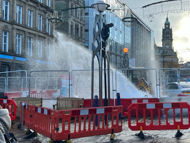 BREAKING: Fargate flooded after burst water pipe causes chaos