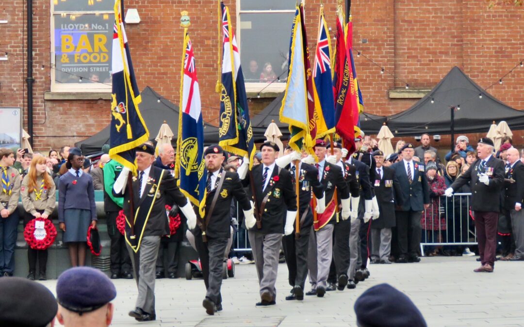 WATCH: People of Sheffield gathered to remember those who served at Remembrance Sunday service