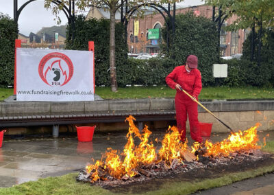 Charity Fire Walk ignites Sheffield