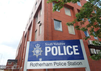 South Yorkshire Police release new statement as officers ‘targeted with fireworks’.